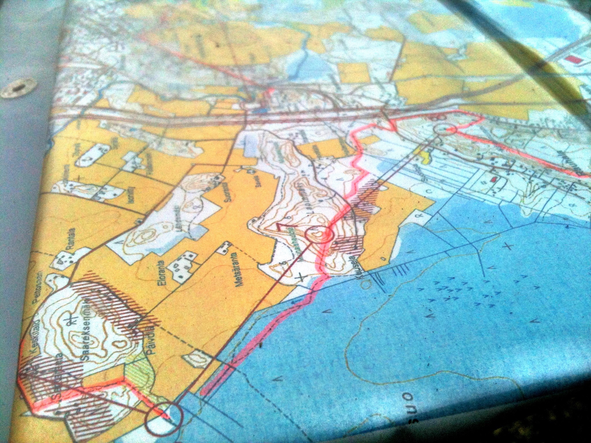 Spring Adventure 2014 - Kartta fillaritelineessa