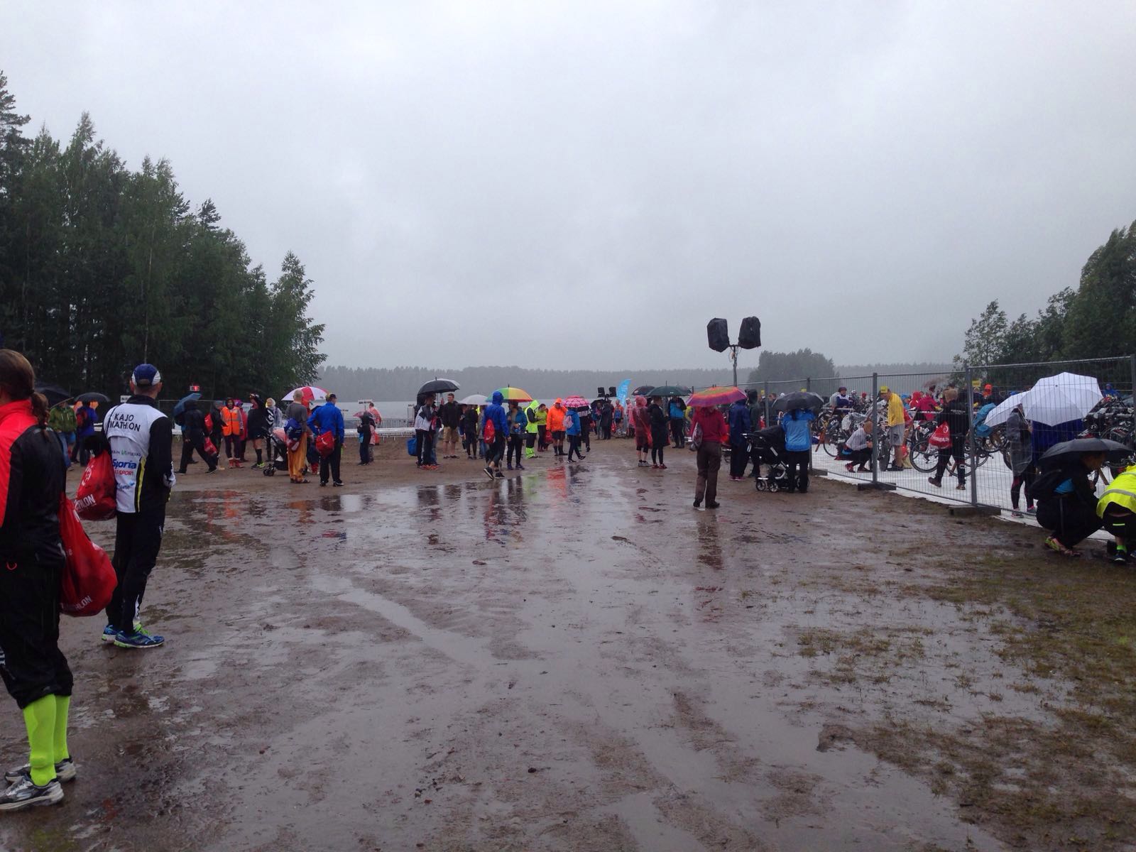 Sää ei suosinut katsojia!