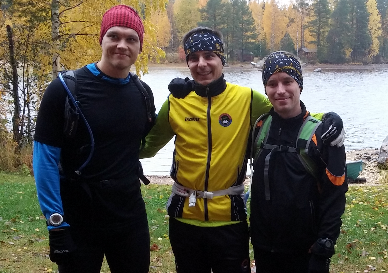 Isännät lähdössä Varjomaratonille