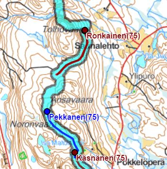 Kärkikaksikko Tolhovaaralla 19 minuuttia karussa