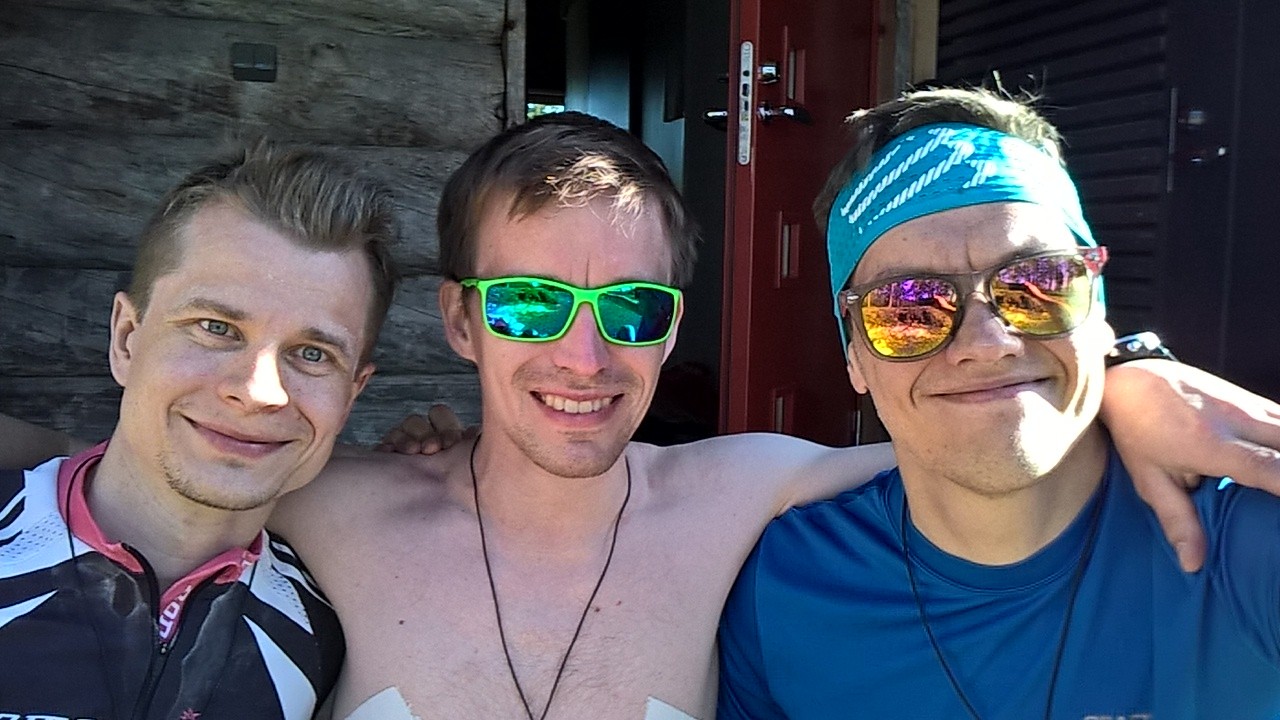 Kilpailun jälkeen alkoi jo vähän hymyilyttää